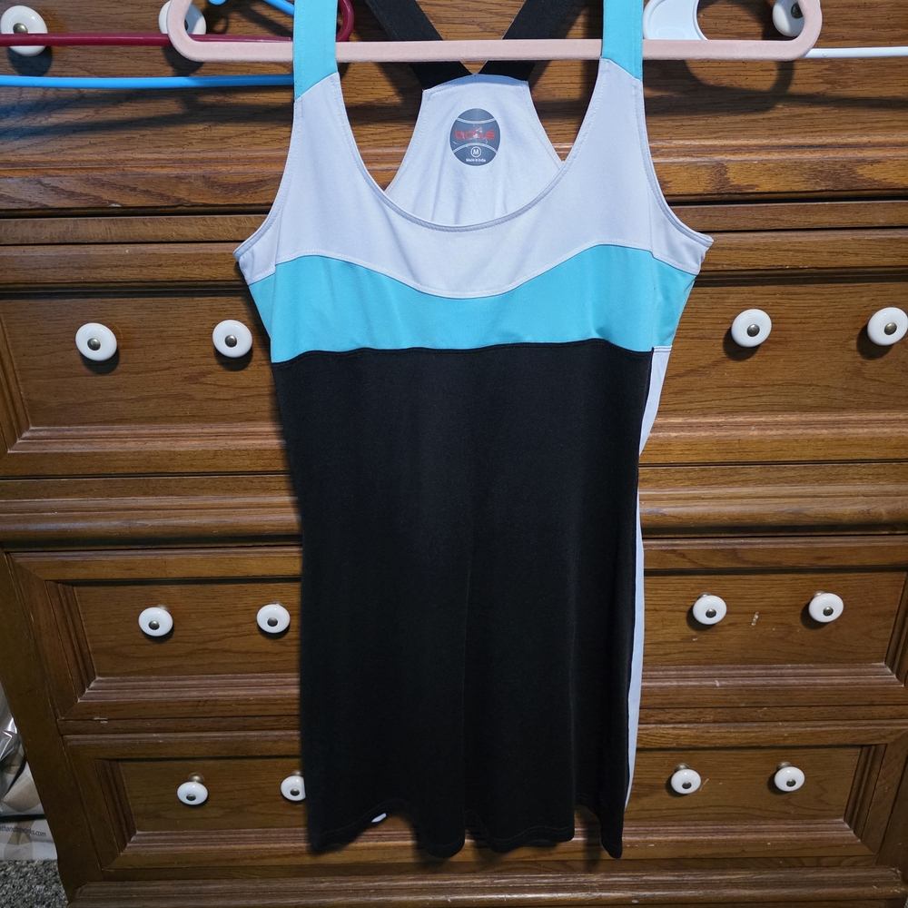 Black and Blue Athletic Tank Top